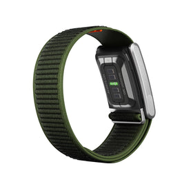 WHOOP Navigator band outdoor-use fit ideal for rock climbs, hikes, and trail runs.