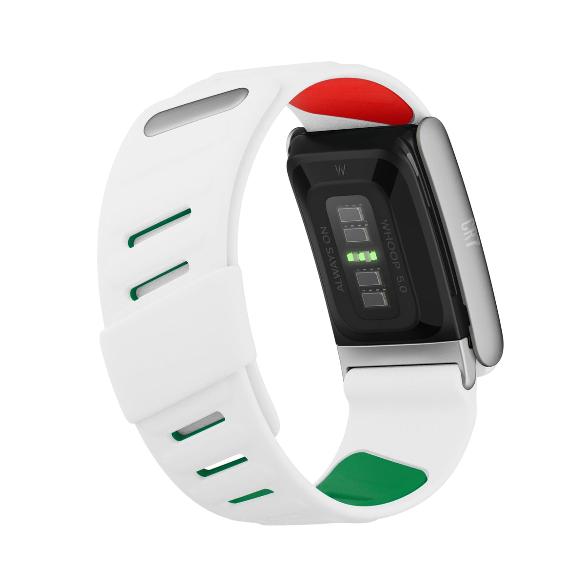 WHOOP SportFlex includes quick-swap components for easy band changes