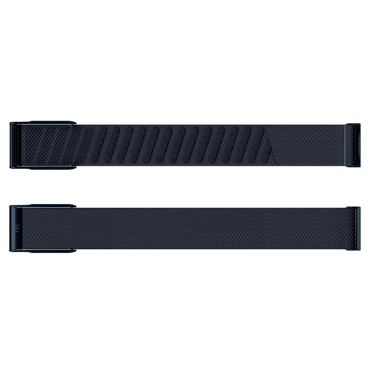 WHOOP SuperKnit Midnight front view showing sleek band and clean finish, enhances style