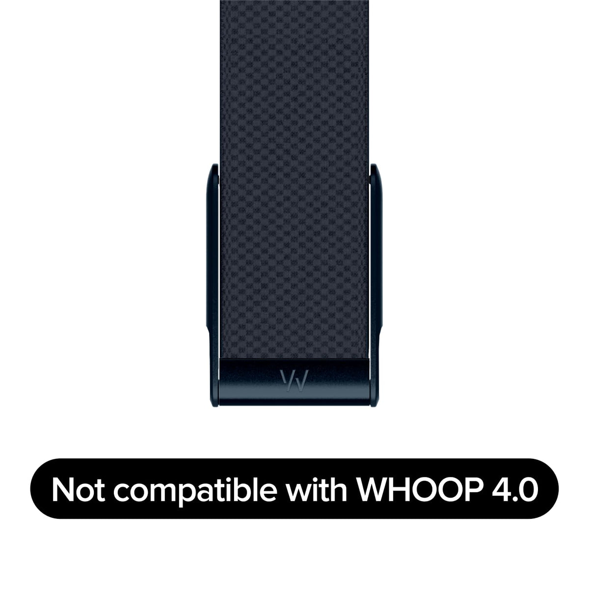WHOOP SuperKnit Midnight close-up of knit texture and backing, improves breathability