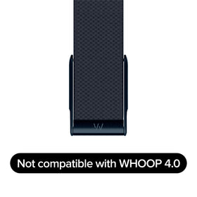WHOOP SuperKnit Midnight close-up of knit texture and backing, improves breathability