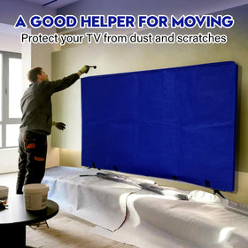 Wibeelee TV Cover provides dust and moisture protection during renovations