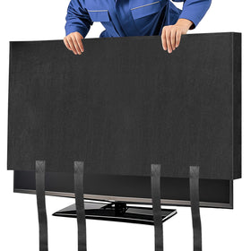 Wibeelee TV cover front view showing full-screen protection and easy fit