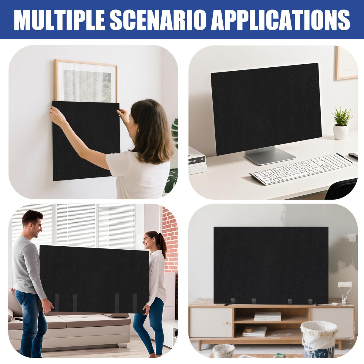 Wibeelee covering TV during home renovation preventing dust