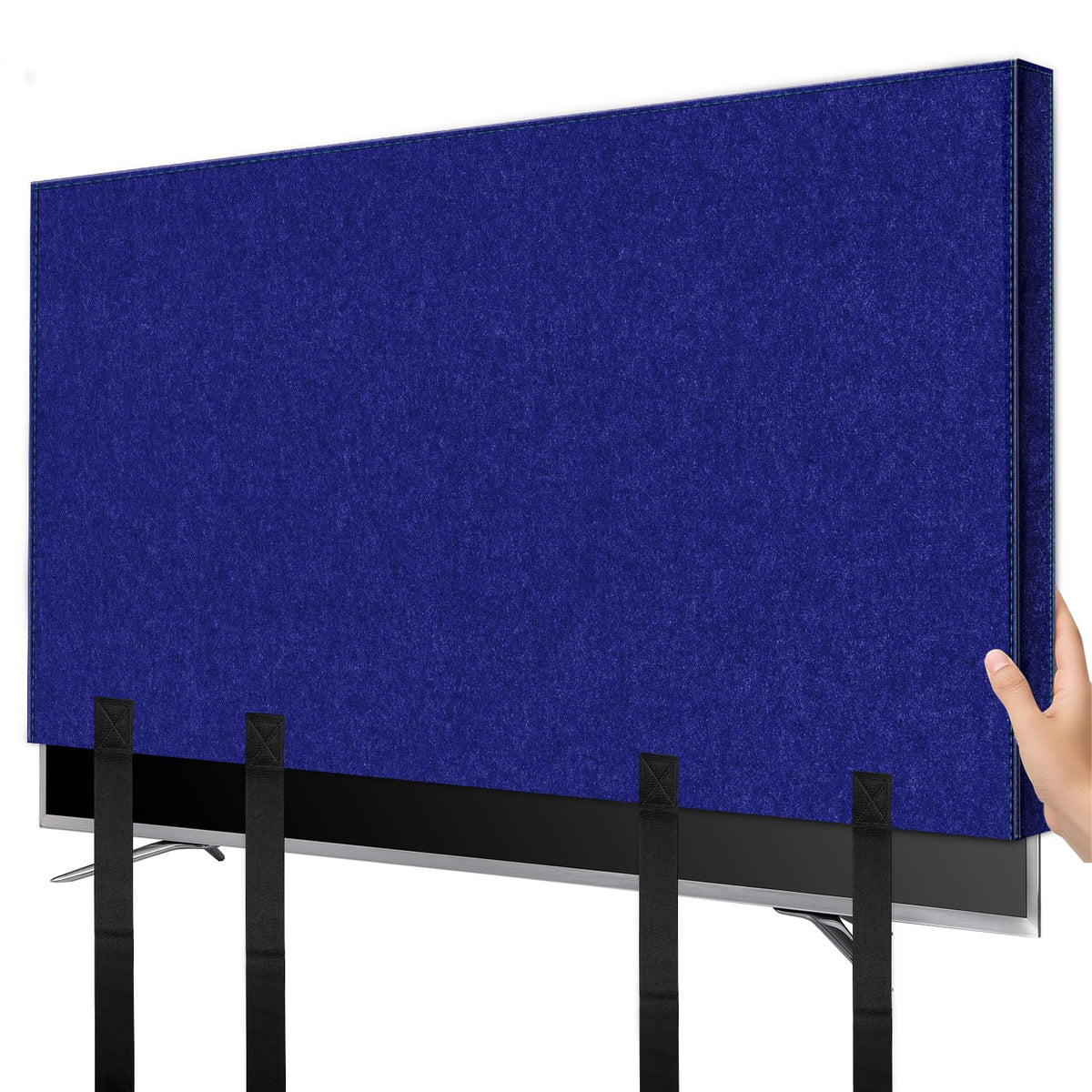 Wibeelee TV Cover moving 50-55 inch front view showing snug fit and protection