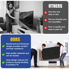 Wibeelee cover used on framed mirror to protect from scratches and dust