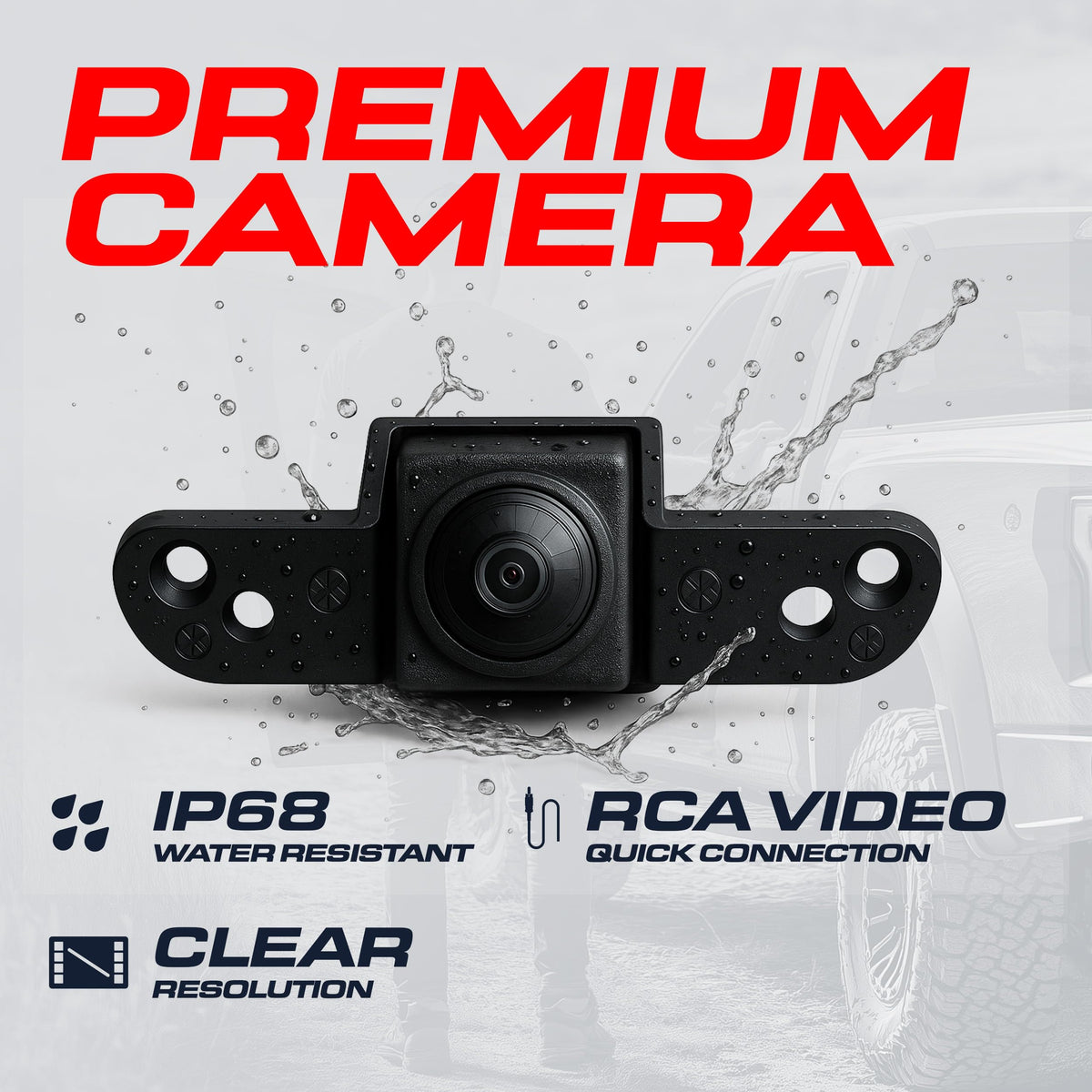 Wide-angle 170-degree view captures more of the rear area