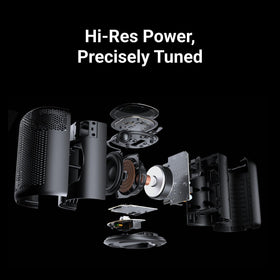 WiiM Sound Lite back panel connectors for easy wired setup and flexible placement.