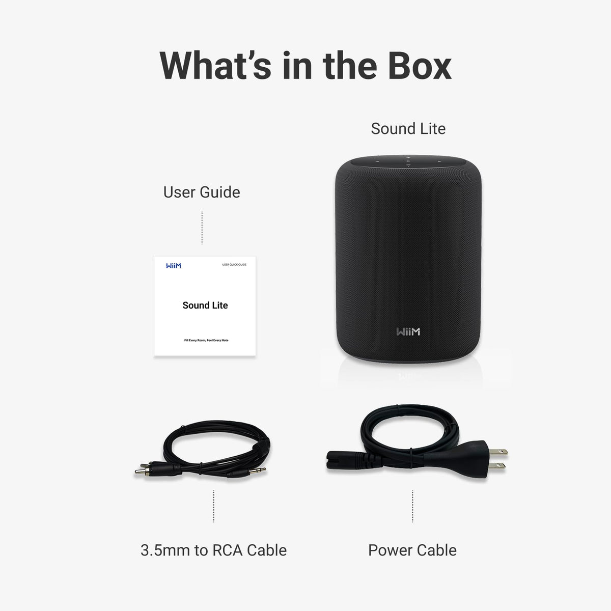 Supports multi‑room listening and easy grouping with other WiiM devices.