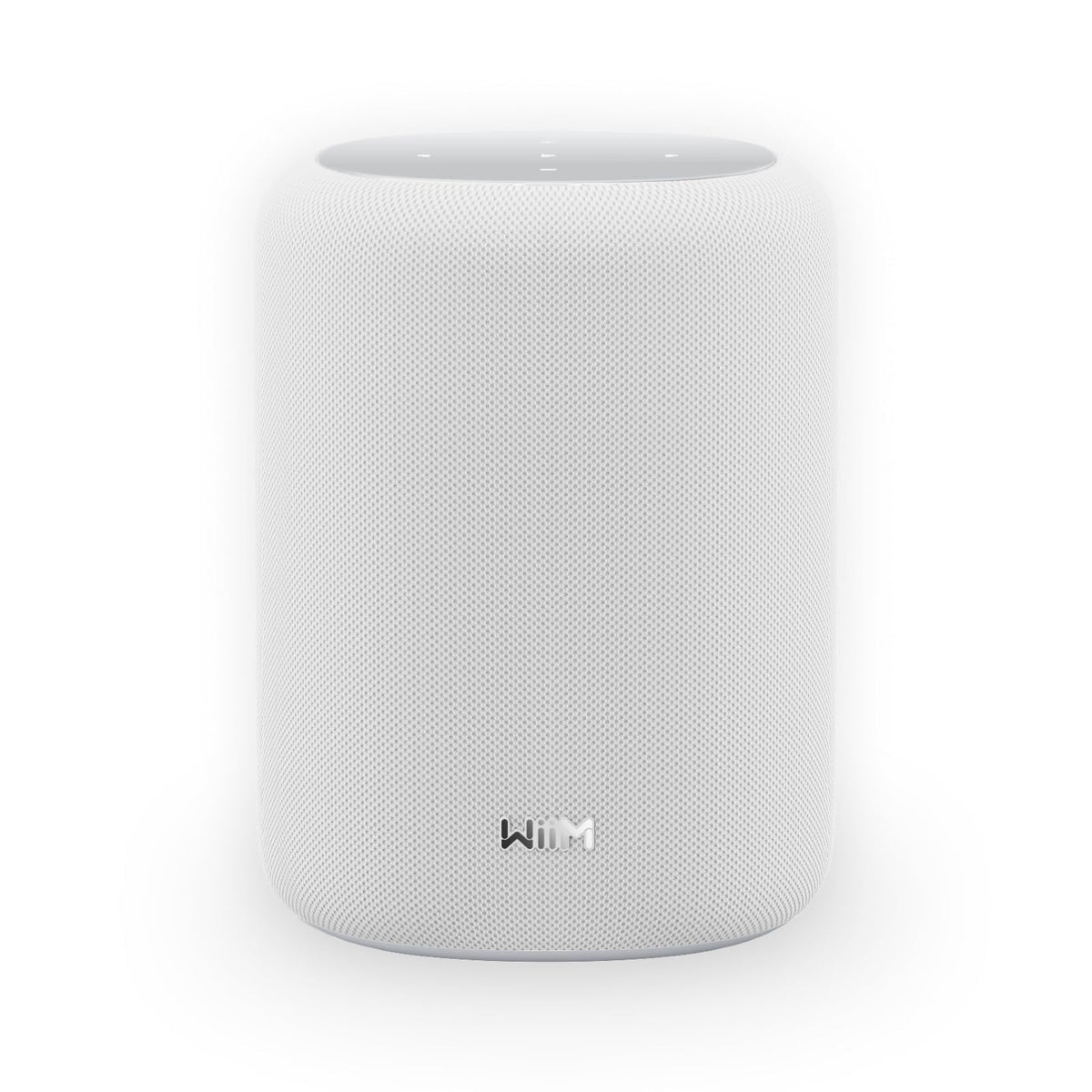 WiiM Sound Lite front view with compact room-filling design.