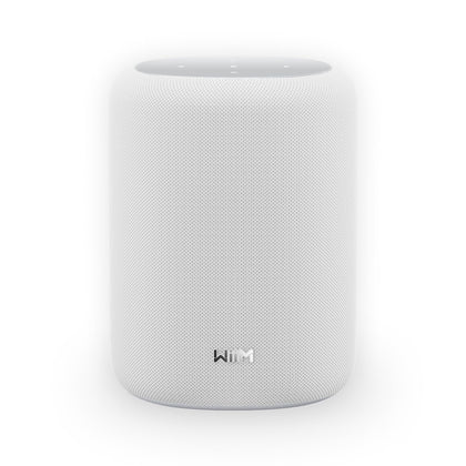 WiiM Sound Lite front view with compact room-filling design.