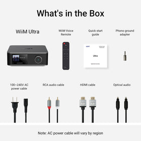 WiiM Ultra space gray finish adds modern style to any setup