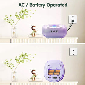 WIITHINK battery compartment open showing portable battery power benefit