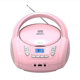 WIITHINK boombox front view showing speakers and display for clear sound