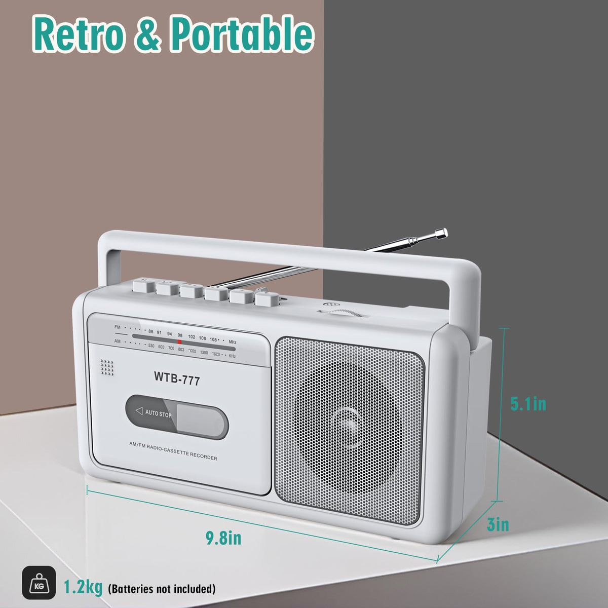 WIITHINK built-in microphone supports casual recording while listening