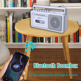 WIITHINK boombox earphone jack for private listening without interruption