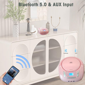 WIITHINK boombox on picnic table demonstrating portable outdoor entertainment
