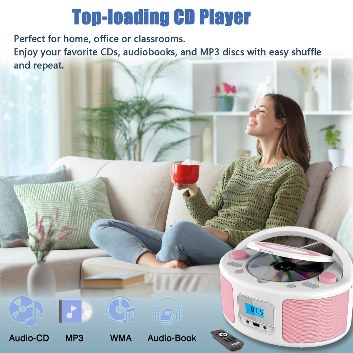 WIITHINK USB, AUX and headphone ports visible for versatile connections