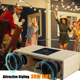 WIITHINK stereo 30W speakers deliver rich, room-filling sound.