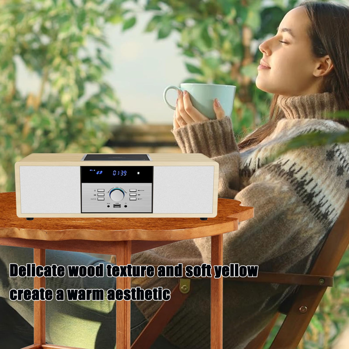 WIITHINK stereo FM radio delivers local stations in a compact unit.