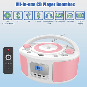 WIITHINK top-loading CD lid open showing easy disc access and convenience