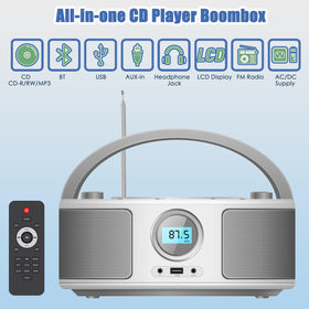 WIITHINK top-loading CD tray open displaying disc compatibility and quick-insert convenience