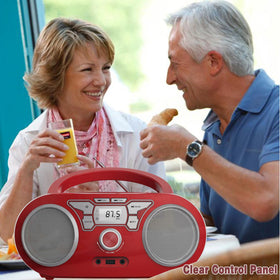 WIITHINK top-loading CD tray open demonstrating disc compatibility
