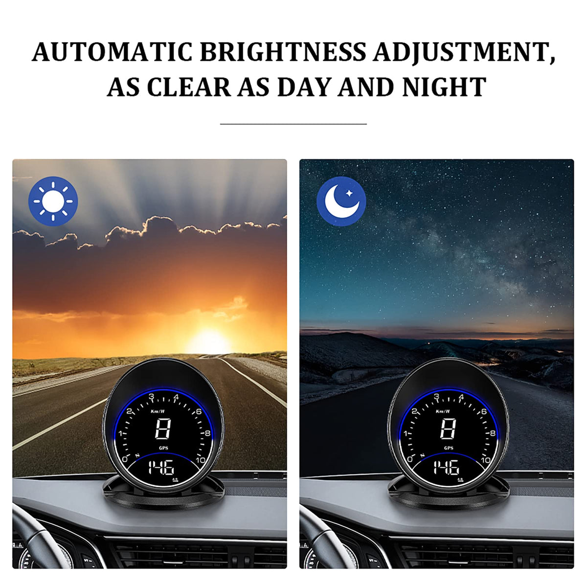 wiiyii mounted on dashboard improving road-focus and convenience