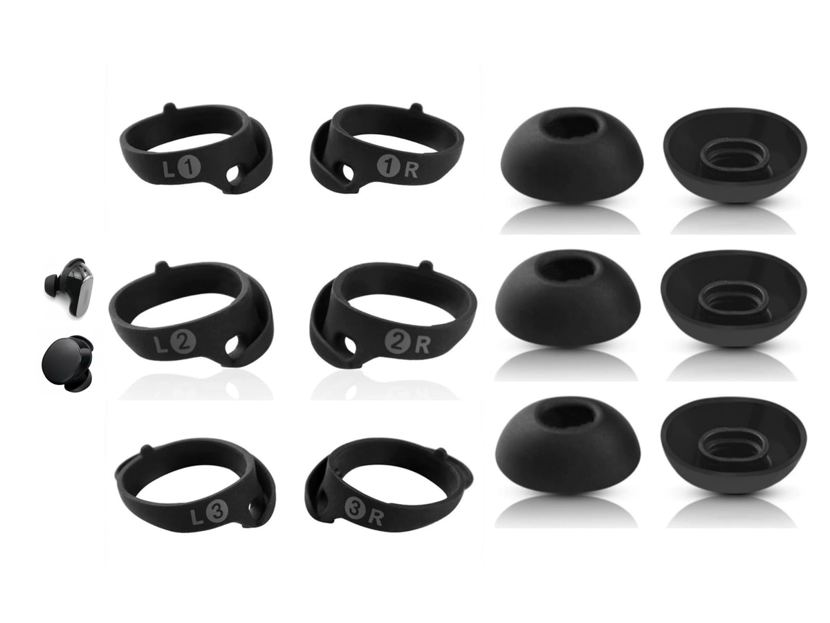 Wiki Valley Bose QuietComfort ear tips anti-slip silicone wingtip for secure workouts