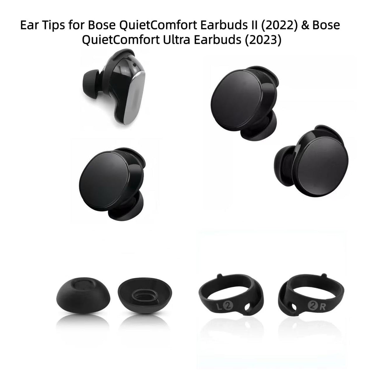 Wiki Valley Bose QuietComfort ear tips soft silicone comfort