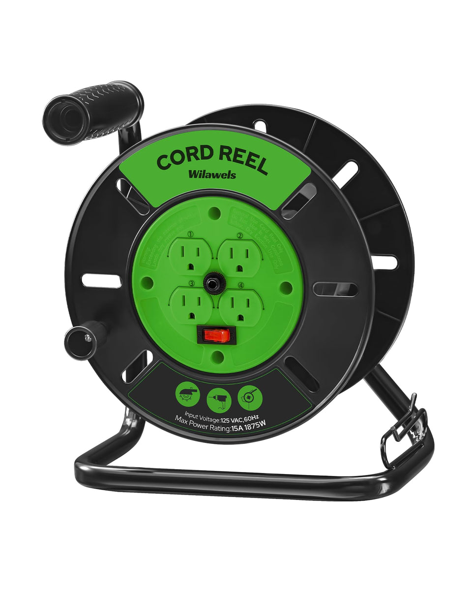 WILAWELS reel with four outlets enables simultaneous tool charging