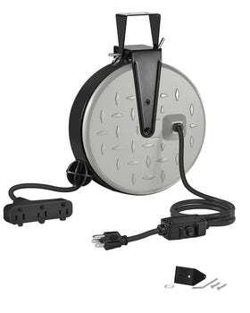 WILAWELS front view mounted reel showing compact storage and easy access