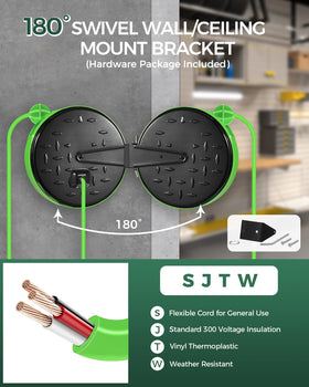 WILAWELS pigtail plug end showing 3-prong connection for grounded power benefit