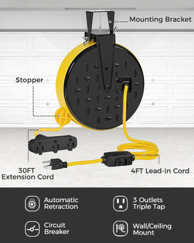 WILAWELS retracted cord profile illustrating neat compact storage benefit