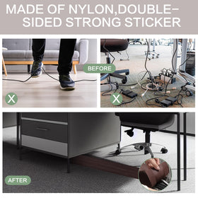 WILLBOND 10 cm wide cord cover designed for office carpets
