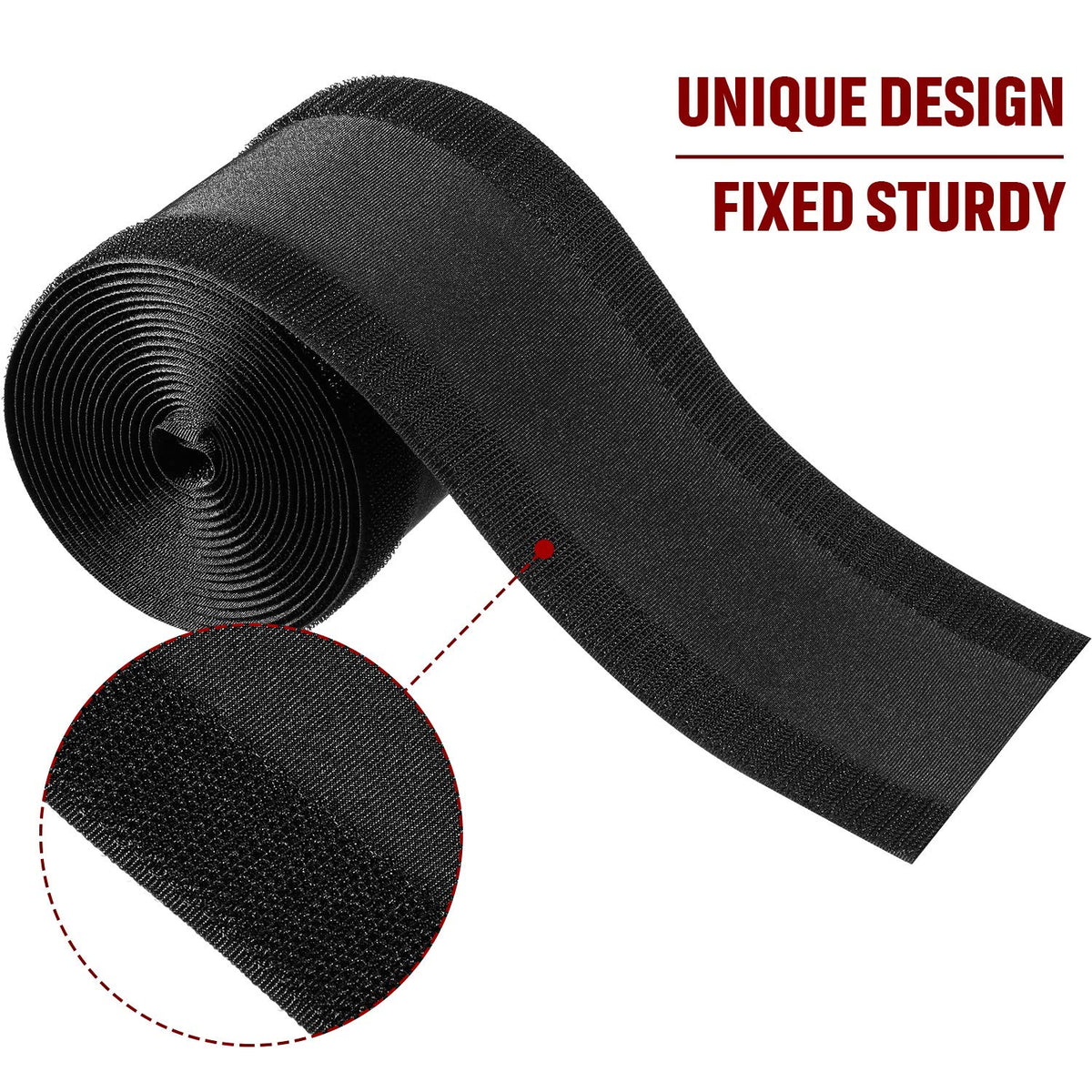 WILLBOND carpet cord cover hook-loop design secures cables on carpet