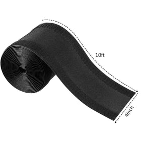 WILLBOND carpet cord cover installation closeup showing hook-and-loop grip