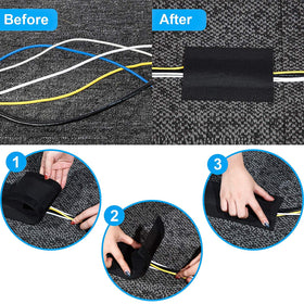 WILLBOND carpet cord cover 10 cm width fits various spaces