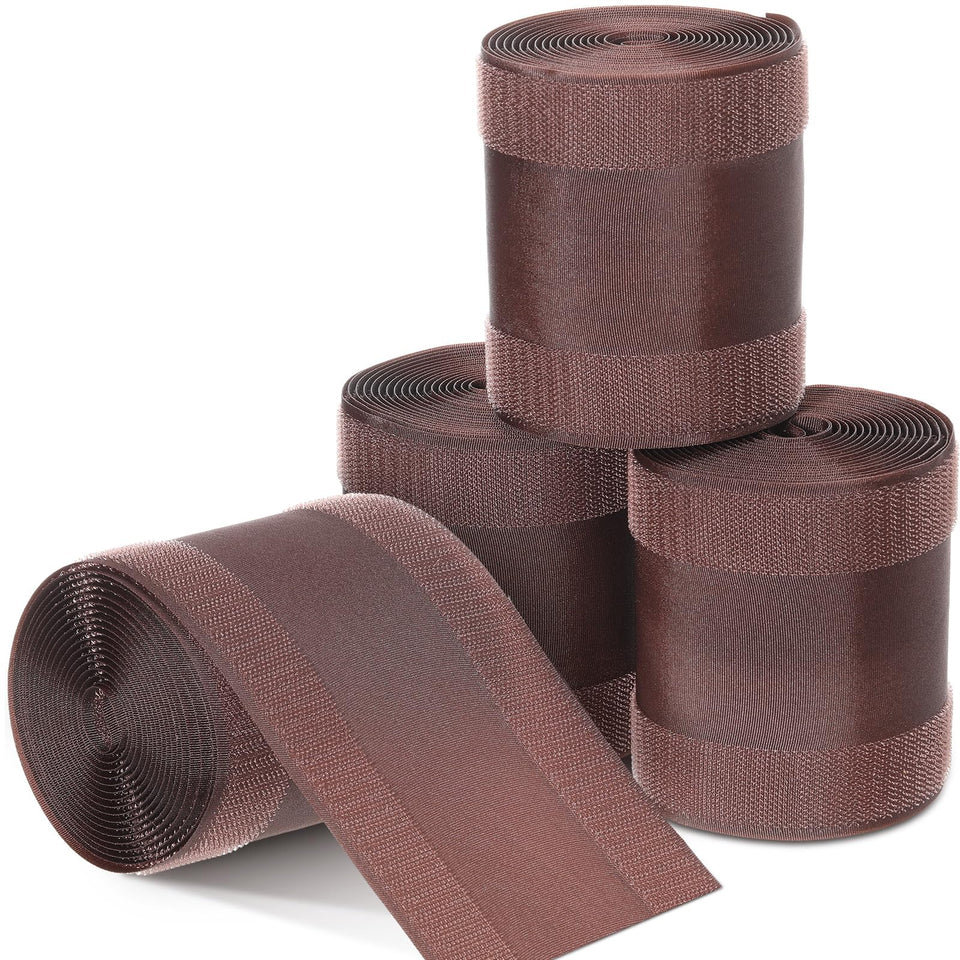 WILLBOND carpet cord cover on brown office carpet protects cables and prevents trip hazards