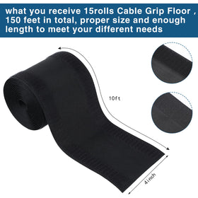 WILLBOND hook-and-loop texture close-up demonstrating strong carpet grip