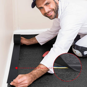 WILLBOND being cut with scissors to length showing customizable fit and convenience