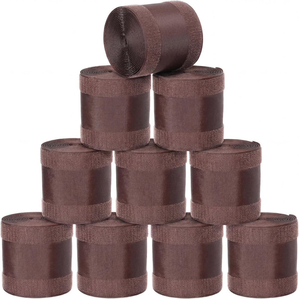 WILLBOND front view of brown carpet cord cover showing length and finish for tidy runs