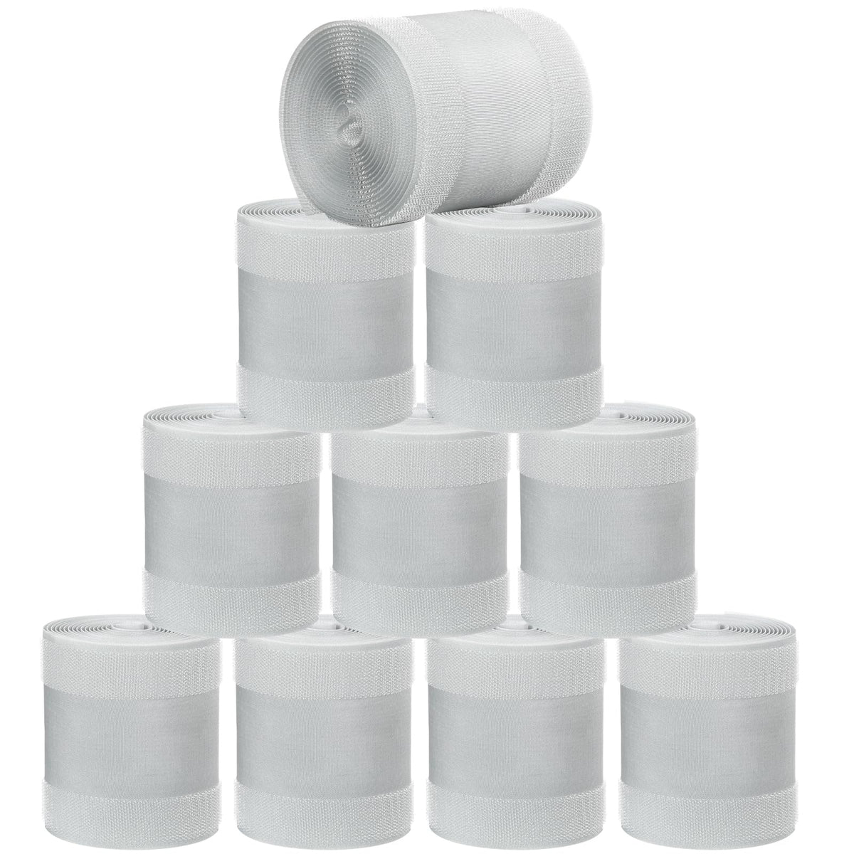 WILLBOND front view of carpet strip roll showing length and grey color, organizes cables