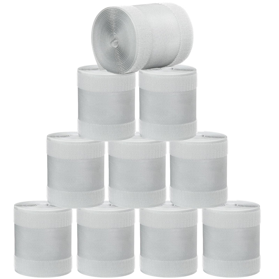 WILLBOND front view of carpet strip roll showing length and grey color, organizes cables
