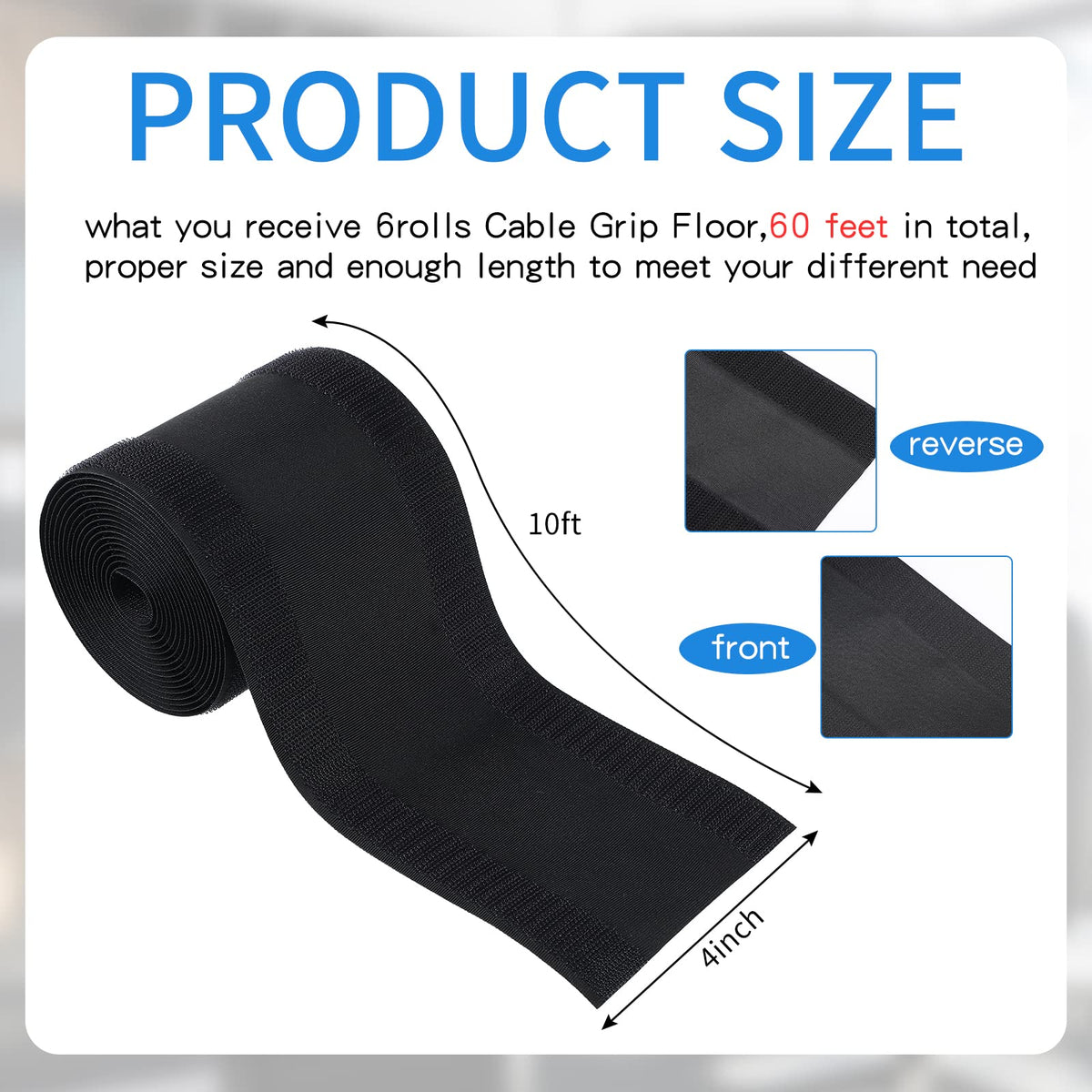 WILLBOND hook-and-loop close-up emphasizing grip and secure cable management