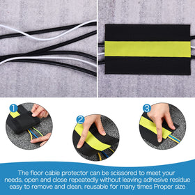 WILLBOND cable protector in meeting room creating a tidy, visible cable run