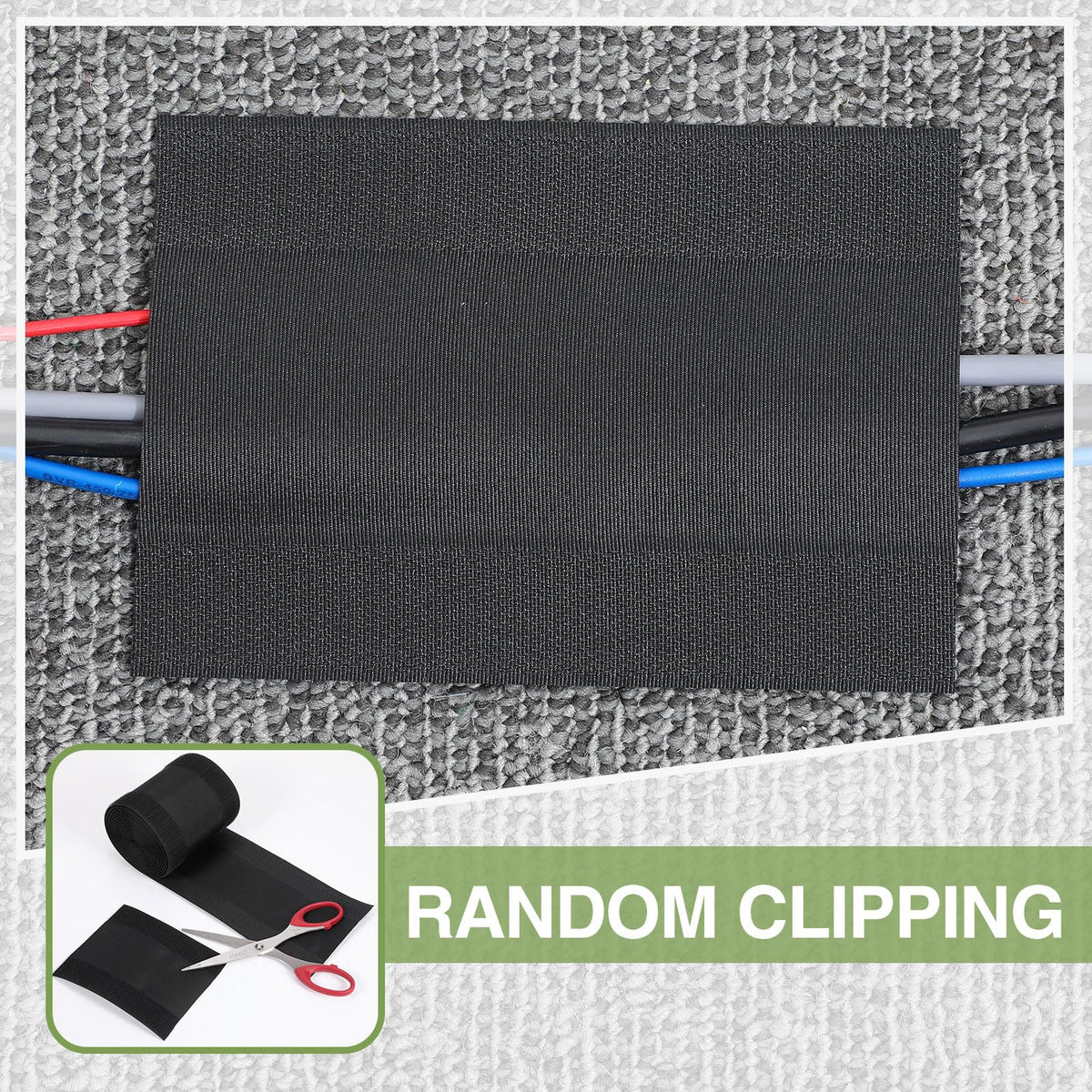 Willbond long cord cover offers extended coverage in busy spaces.