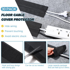 WillBond office cable management under desk reduces clutter.