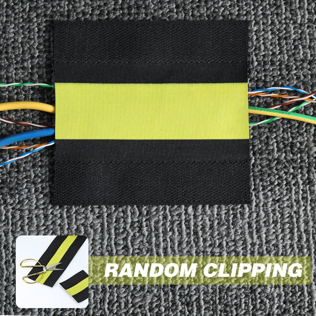 WILLBOND reusable cable strip cleanable and reusable across setups