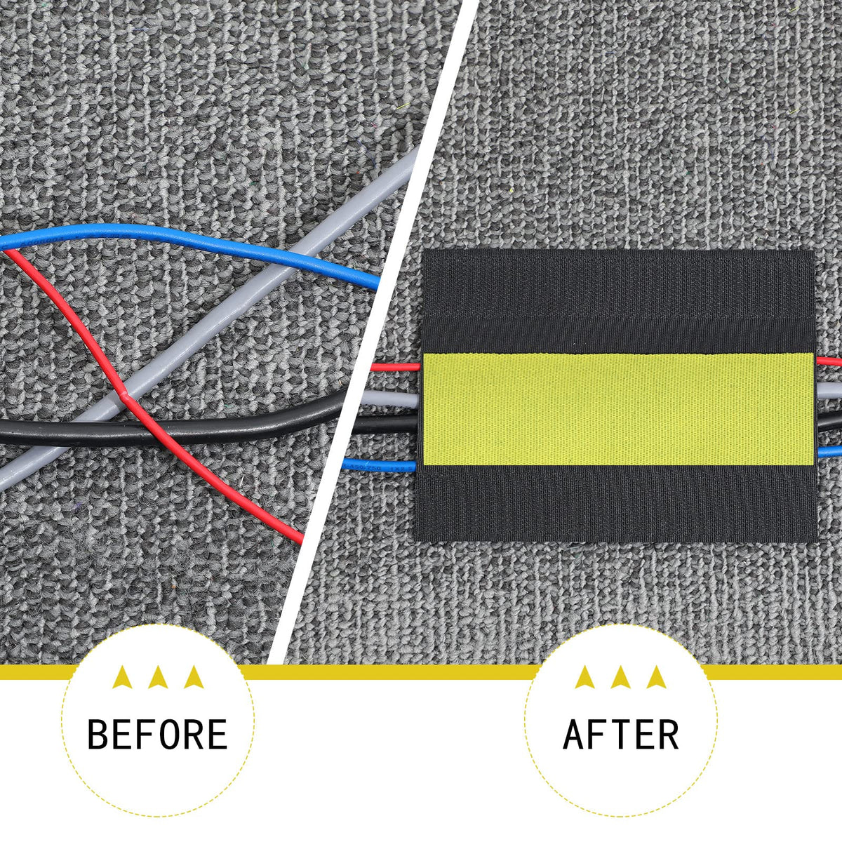WILLBOND reusable cable strip resists wear and cleans easily after use